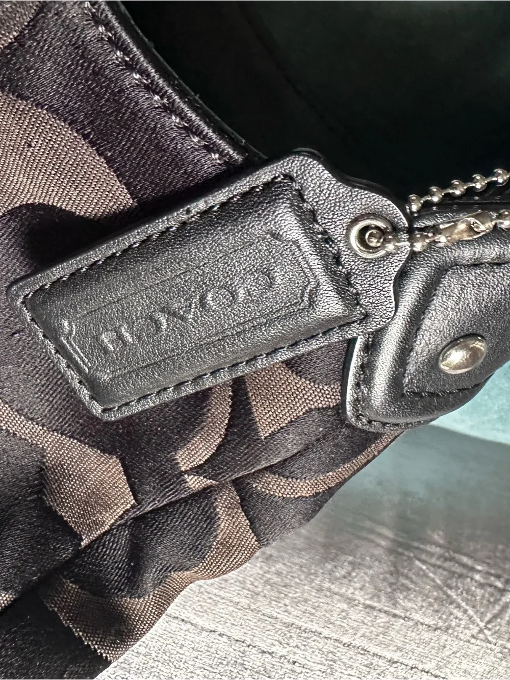 Coach signature shoulder